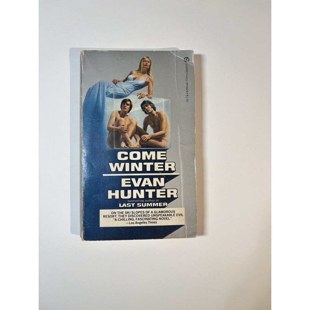 Come Winter by Evan Hunter - vintage rare paperback book -1974 1st printing